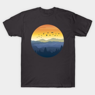 Awesome sunrise and sunset T-Shirt